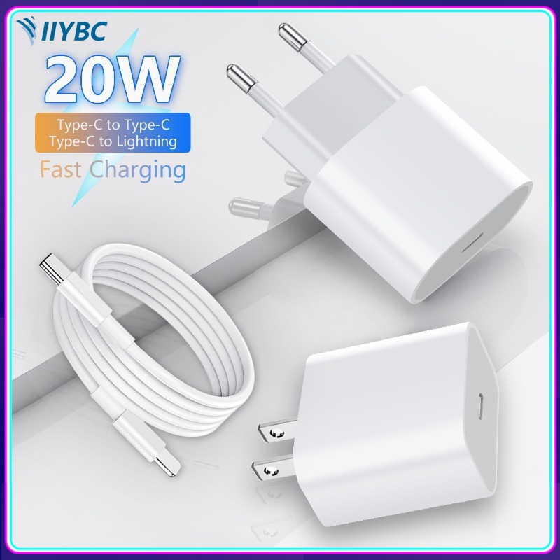Bộ củ cáp sạc nhanh pd 20w cho 7/8/x/11/12/13/14 ,cáp sạc nhanh lc design