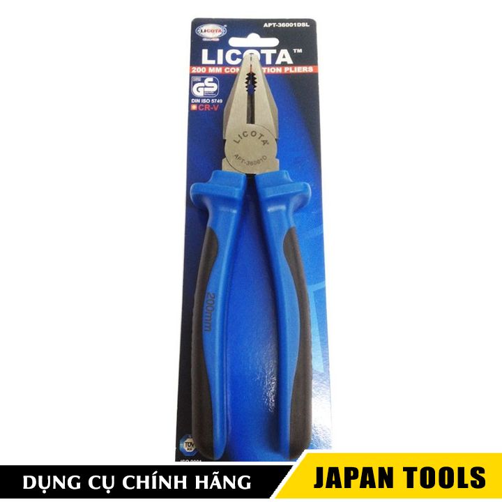 Kềm điện cao cấp 8"x200mm licota apt-36001dsl | japan tools