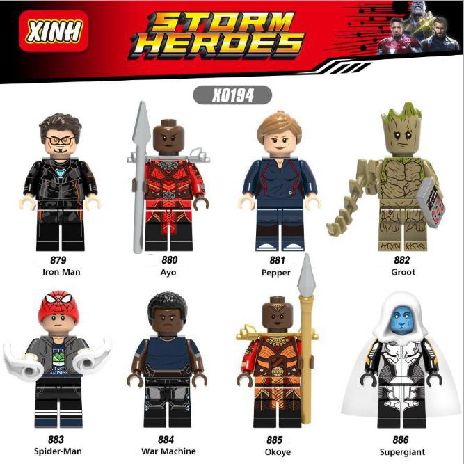 [HCM]Đồ chơi lắp ráp Minifigures nhân vật siêu anh hùng X0194