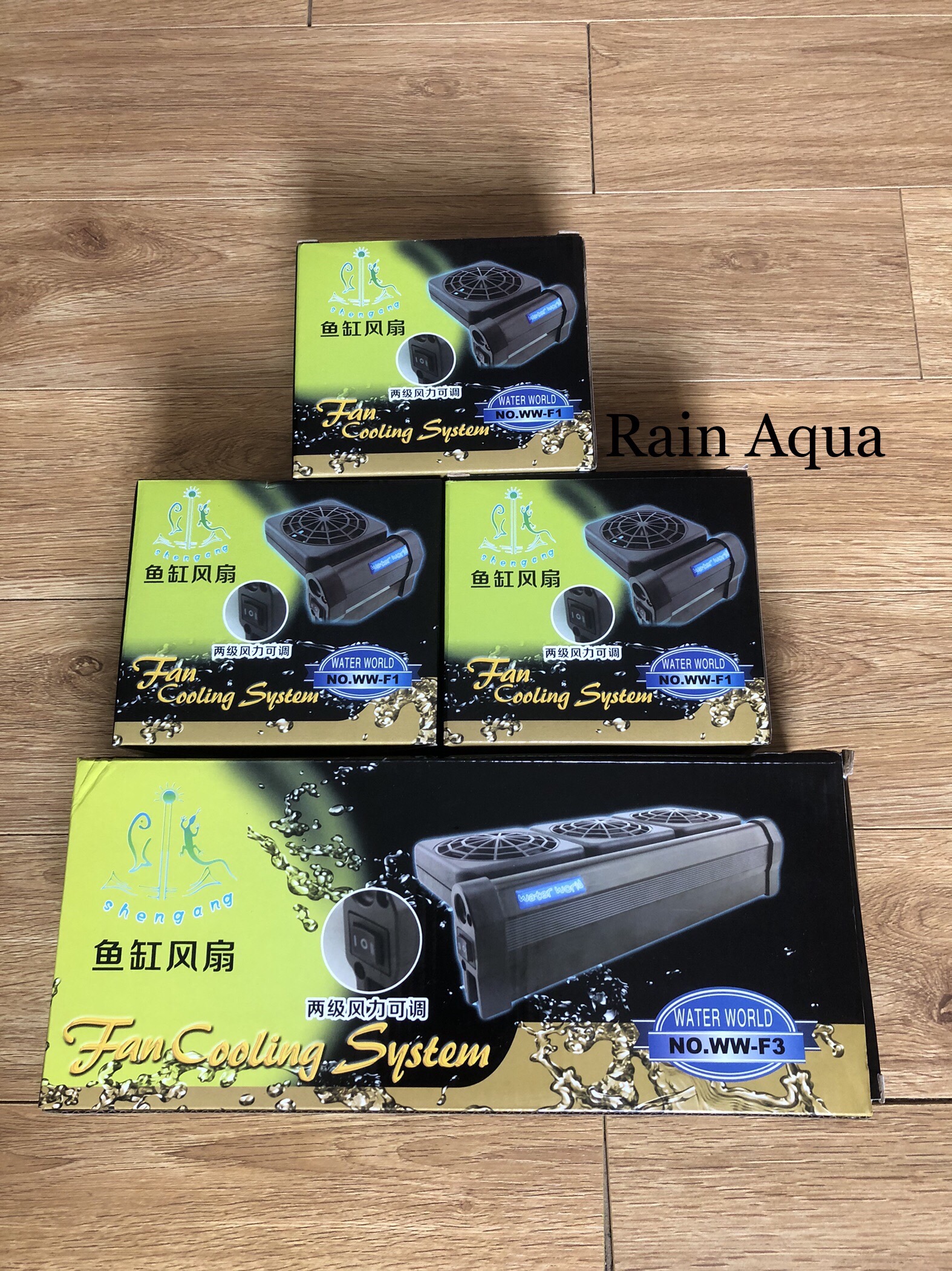 Quạt làm mát bể thủy sinh- bể cá - quạt giảm nhiệt bể thủy sinh - fan cooling system