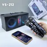 Loa Bluetooth Karaoke Su-Yosd Ys-212, Đèn Led 7 Màu, Micro Hiệu Ứng Đổi Giọng, Điều Chỉnh Echo, Reverb, Effect.