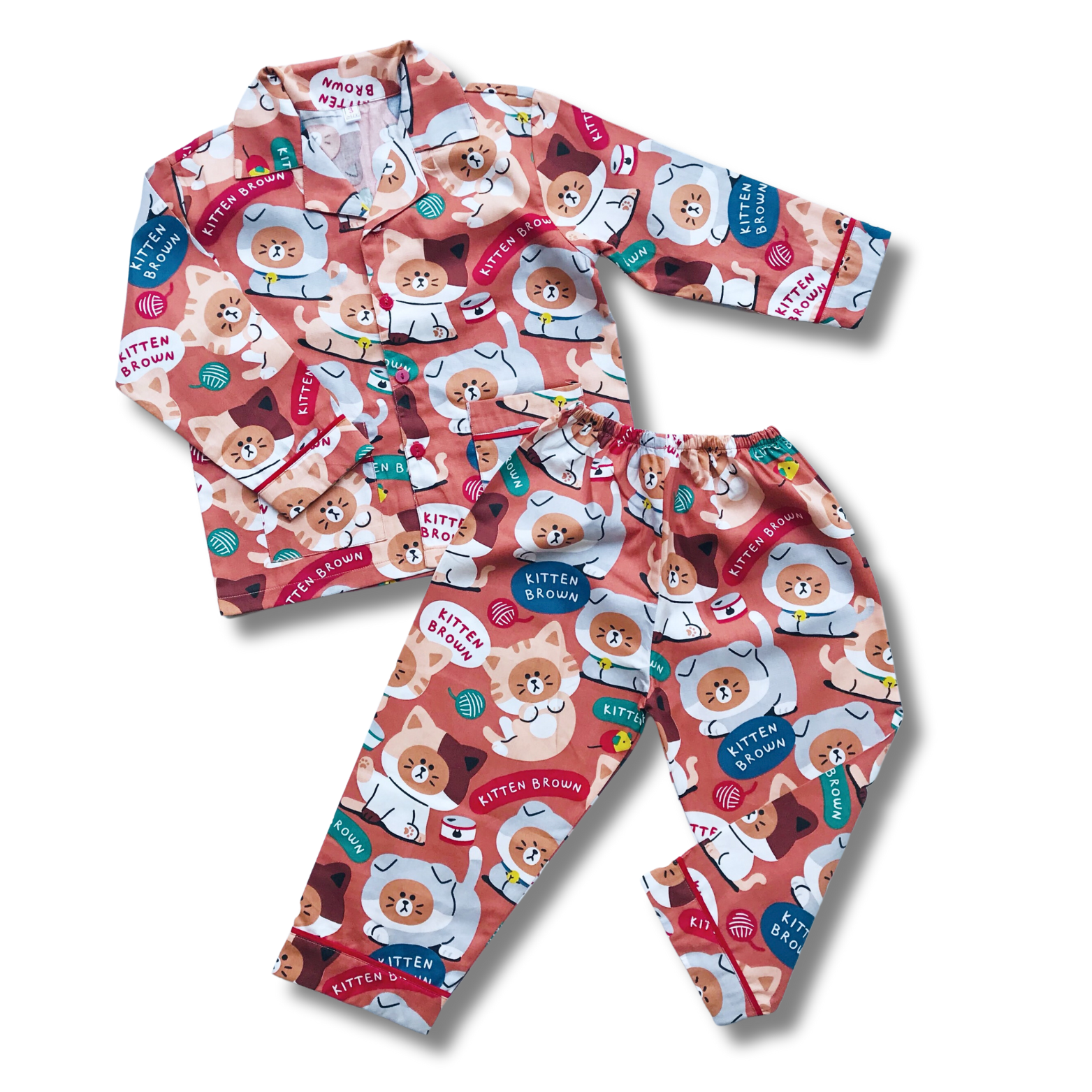 Pijama dài cho bé trai bé gái chất liệu vải Thô đẹp hút mồ hôi size bé 1-9 tuổi 10-40kg hình Động vật đáng yêu vui lòng xem kích cỡ trong mô tả