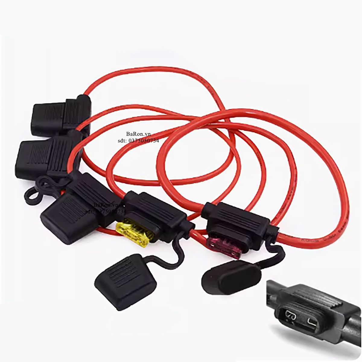 Hộp cầu chì ĐỨNG lắp cho xe máy, ô tô (nhiều loại lựa chọn)