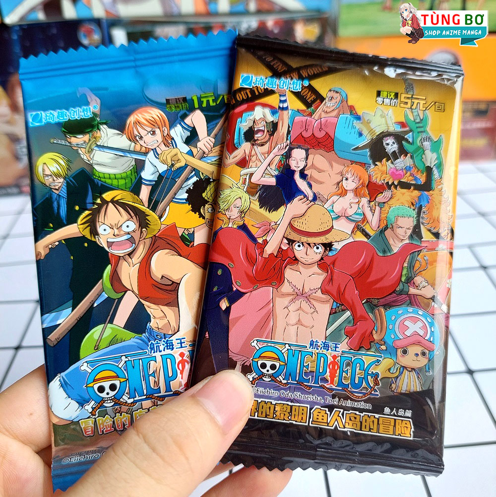 Set 5 thẻ nhân phẩm anime one piece
