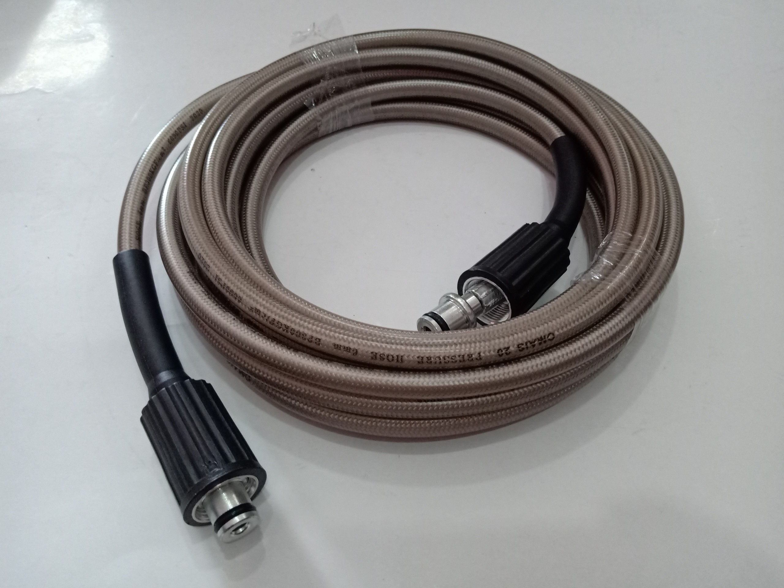 Dây xịt rửa xe-dây xịt rửa cho máy rửa xe cao áp- dây 7m 2 đầu lớn