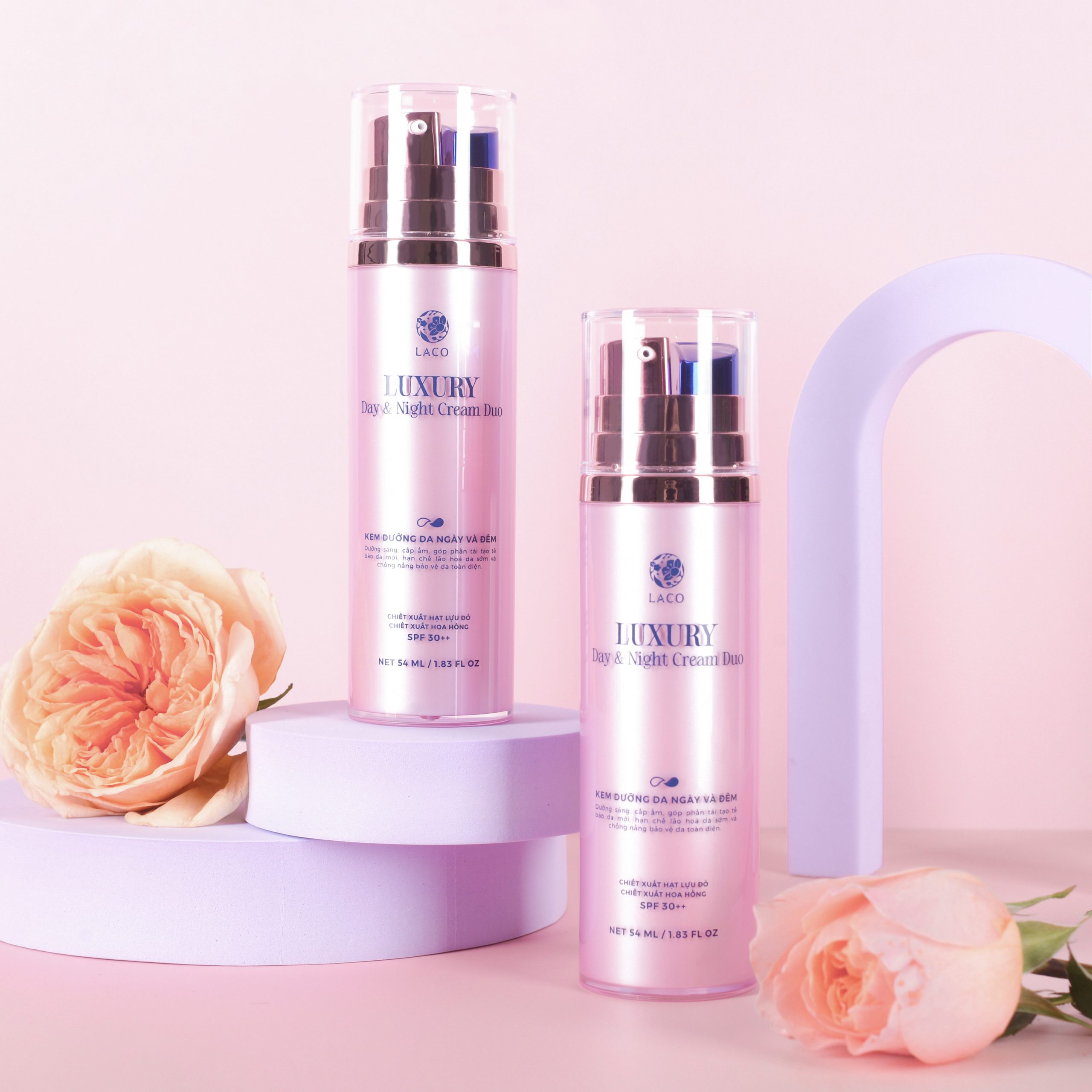 Combo Dưỡng Da Ngày - Đêm Laco phiên bản mới 2 in 1