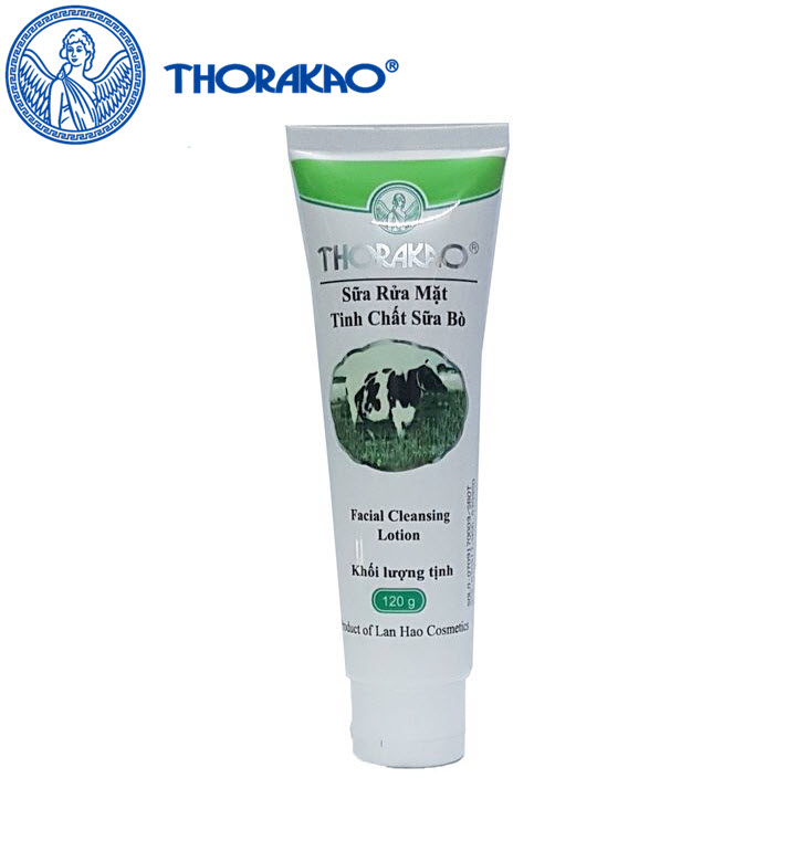 Thorakao Sữa RỬa Mặt Trắng Da Tinh Chất Sữa Bò 120g