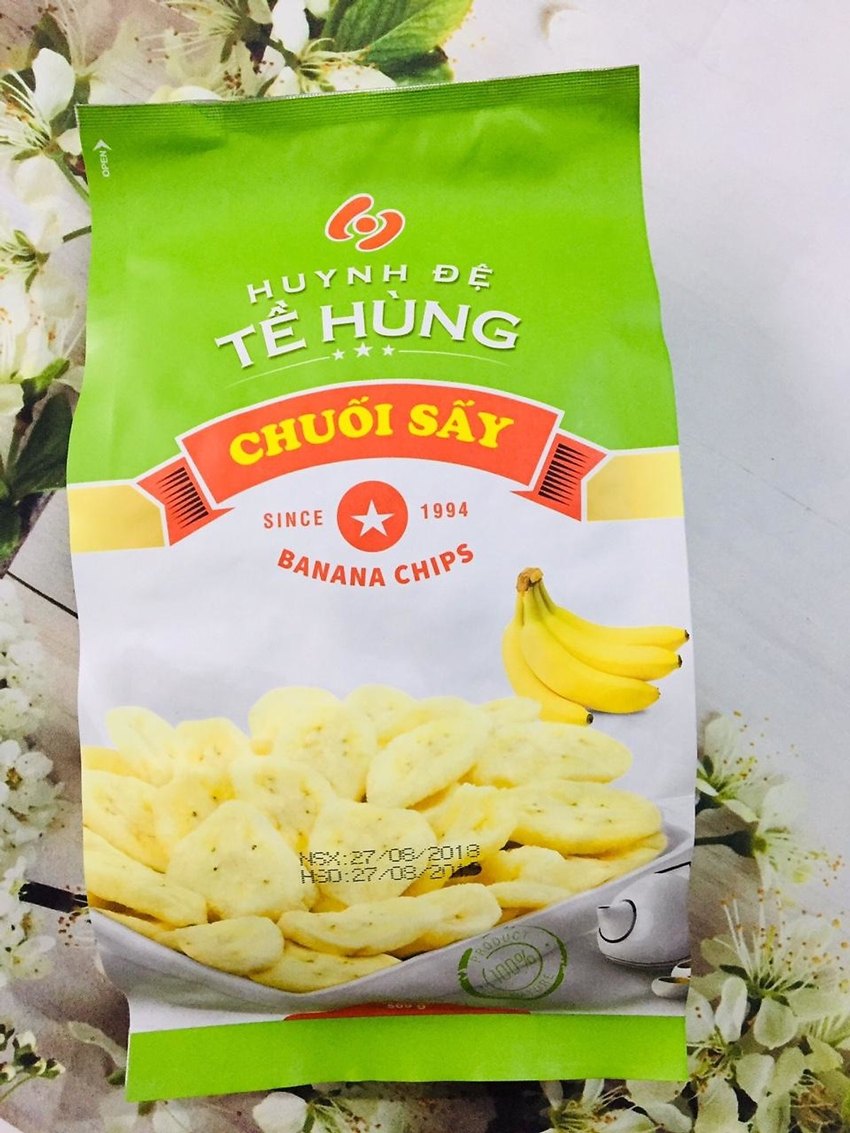 Chuối sấy huynh đệ tề hùng 1kg