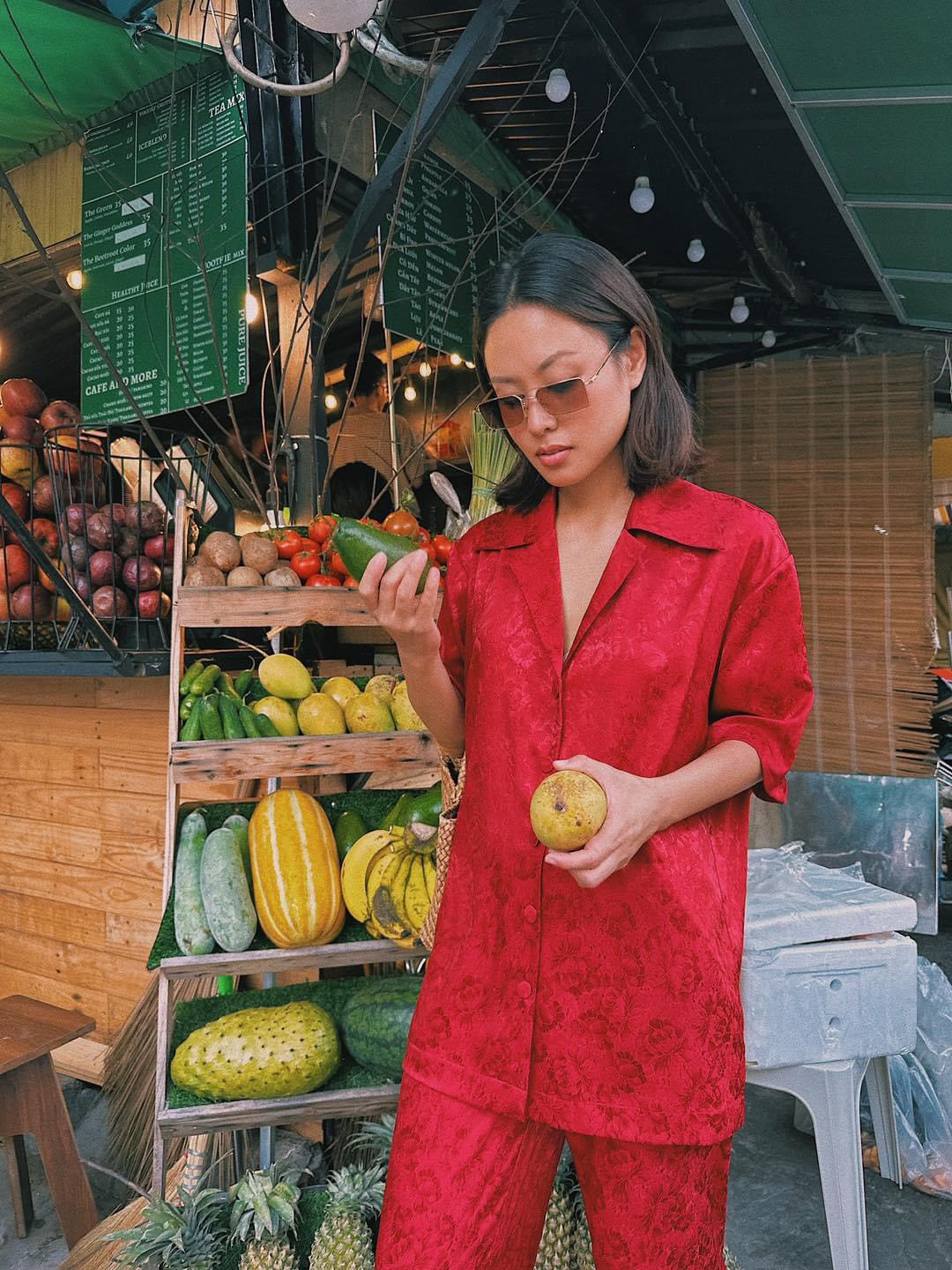 Hari set -lụa gấm đỏ hoàng gia cao cấp