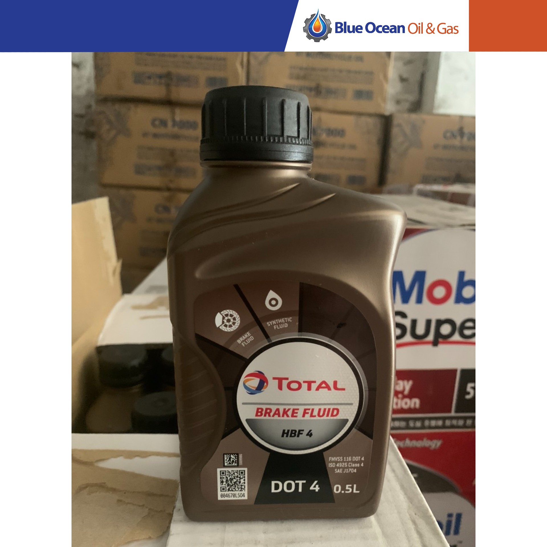 Dầu phanh thắng total brake fluid hbf 4 dot 4 0.5l