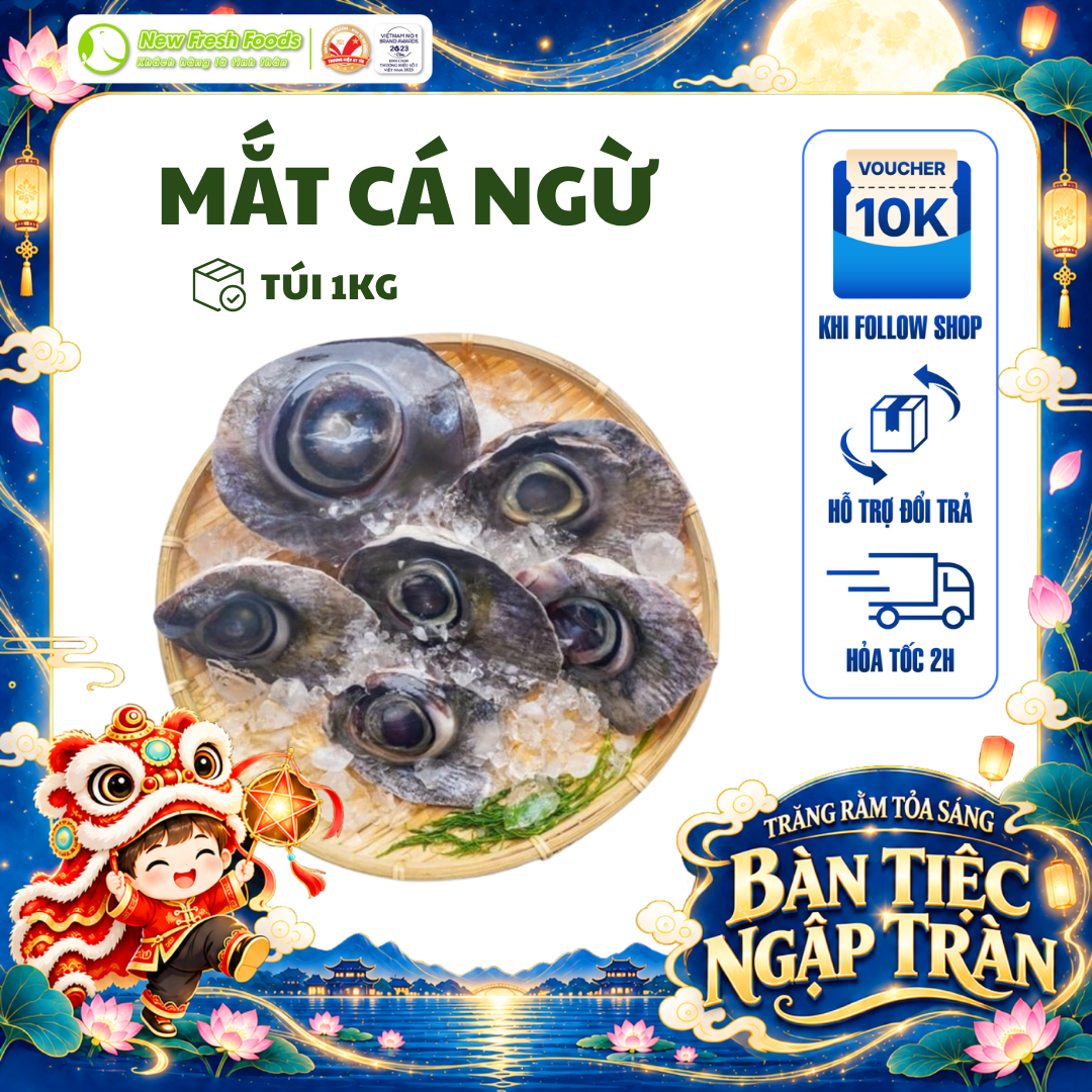[HỎA TỐC HCM] Mắt Cá Ngừ Đại Dương bổ sung dinh dưỡng cho mắt và não - Túi 1Kg