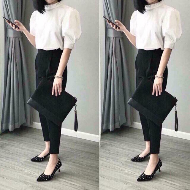 Quần Baggy Cơ Bản Lưng Thun Co Giãn (màu Đen