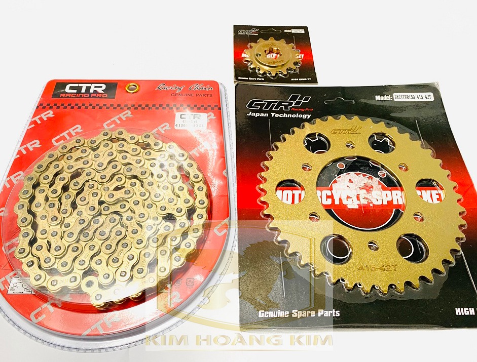 Bộ sên nhông đĩa CTR Racing 7li gắn xe máy WINNER,EXCITER,DREAM WAVE,SIRIUS,RAIDER SATRIA,SONIC