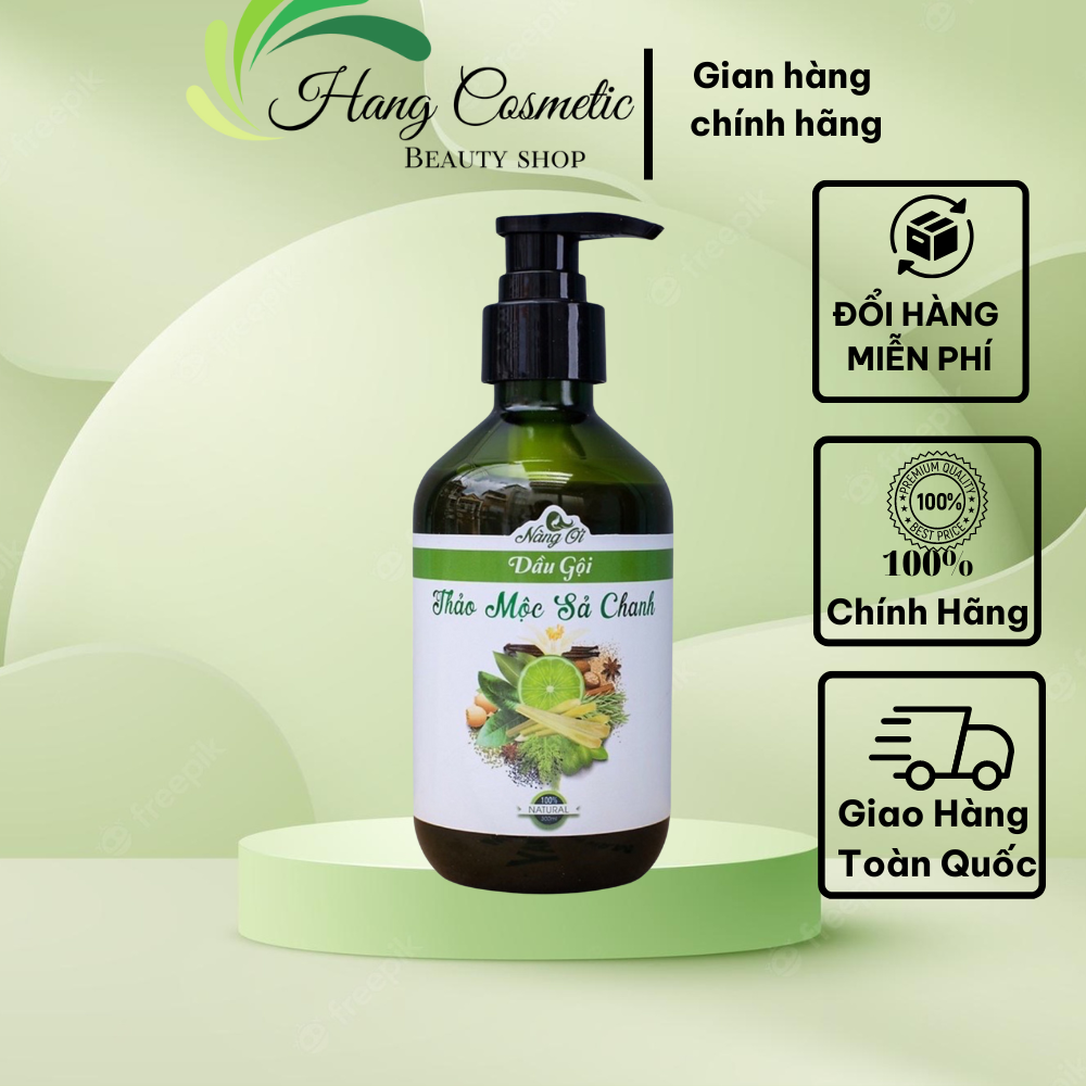 Dầu gội thảo mộc sả chanh - Nàng ơi Thiên Nhiên Việt