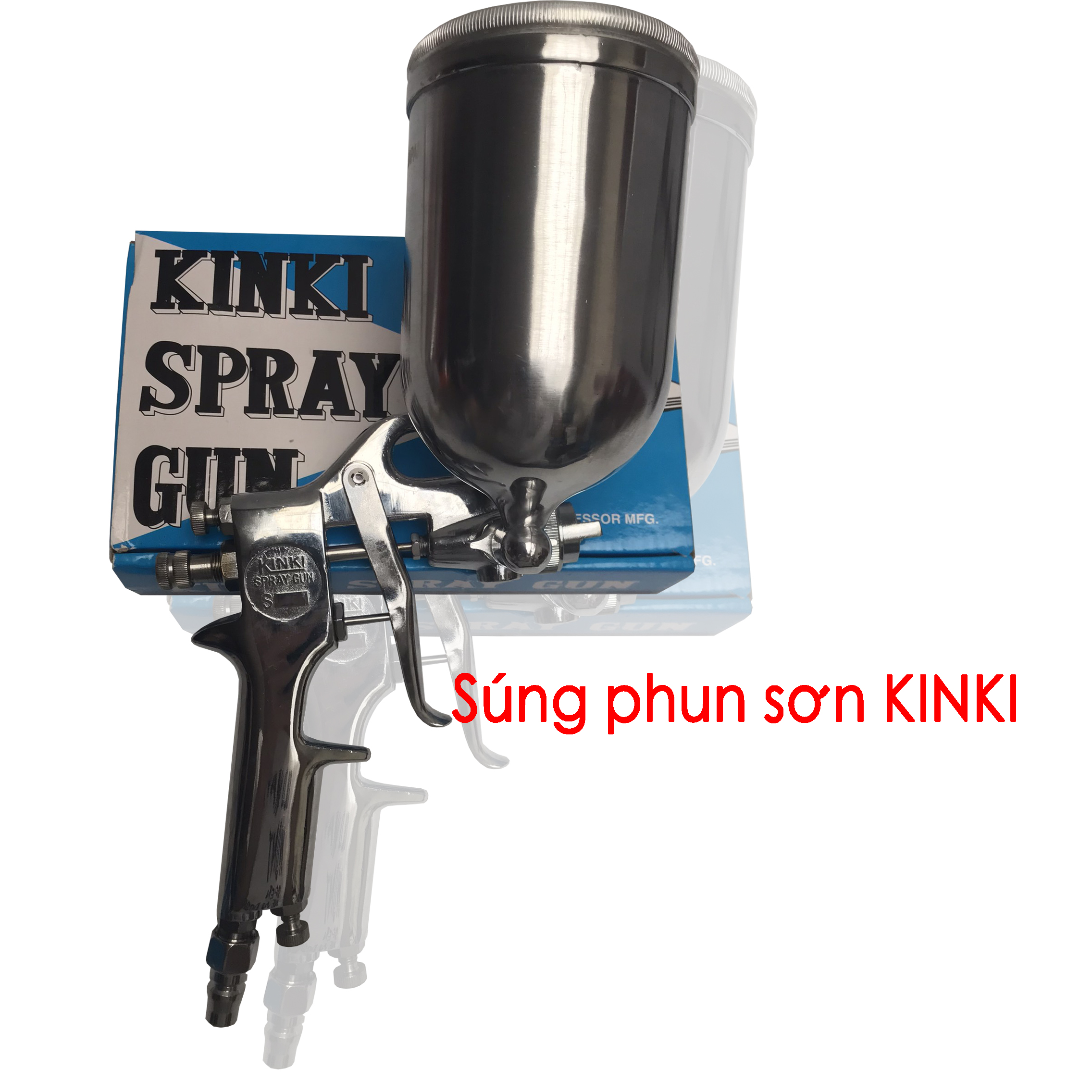 Súng phun sơn KINKI K95 JAPAN-Bảo hành 6 tháng