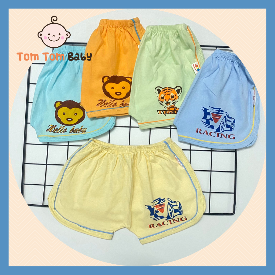 [HCM]COMBO 10 Quần Bé Trai Susu - Mẫu quần đùi thể thao màu nhạt - Size 1 -10 cho bé trai 5-25 kg