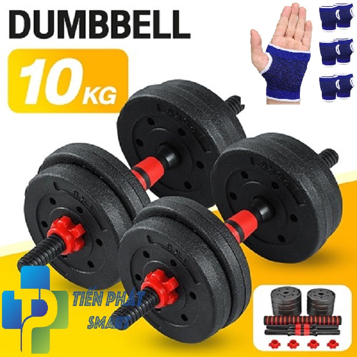 Tạ Tay 10 Kg Đa Năng Kết Hợp Tạ Đơn Và Tạ Đẩy Dành Cho Cả Nam Và Nữ Hàng Cao Cấp Chính Hãng Tienphatsmart