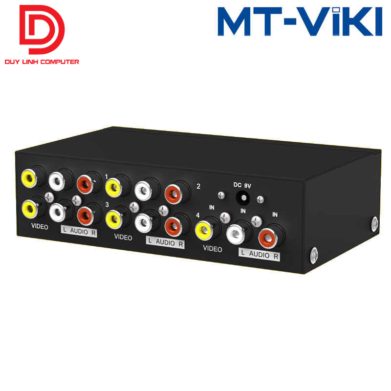 Bộ chia AV (Audio Video) ra 4 cổng MT-104AV