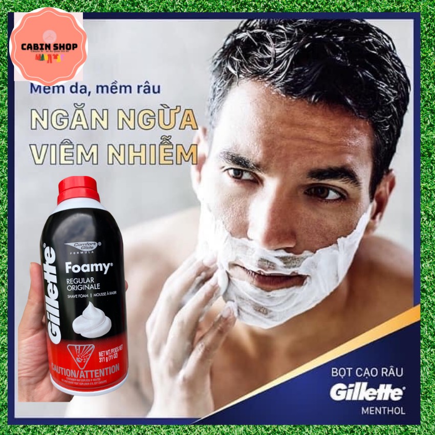 Kem bọt cạo râu gillette 311g