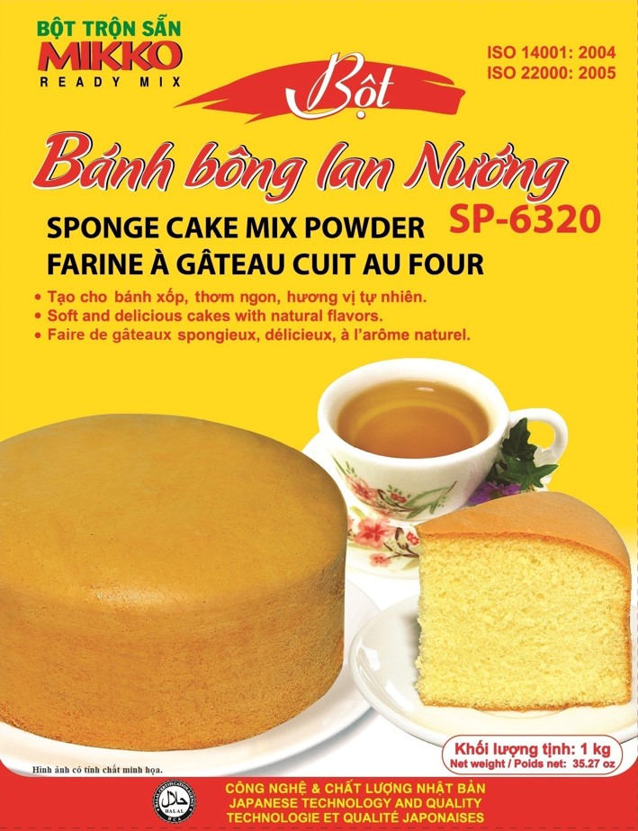 MIKKO – Bột bánh Bông lan nướng SP6320- 1kg