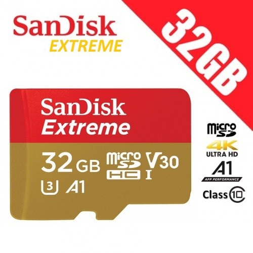 Thẻ nhớ microsdhc sandisk extreme v30 a1 100mb/s - 32gb