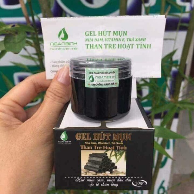 [CHÍNH HÃNG] GEL HÚT MỤN THAN TRE HOẠT TÍNH _ GEL LỘT MỤN ĐẦU ĐEN, MỤN CÁM