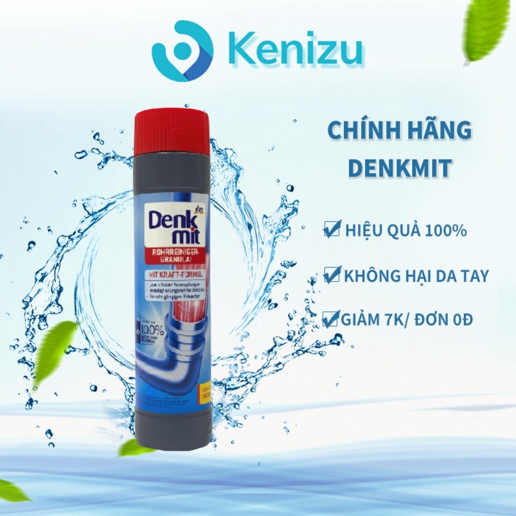 Bột thông cống Denkmit 600gr nội địa Đức