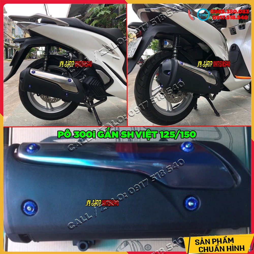 Bô 300i lắp sh việt 125/150i gắn zin k chế