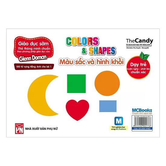 Flashcard Dạy Trẻ Theo Phương Pháp Glenn Doman - Màu Sắc Và Hình Khối (Kèm Sử Dụng App)