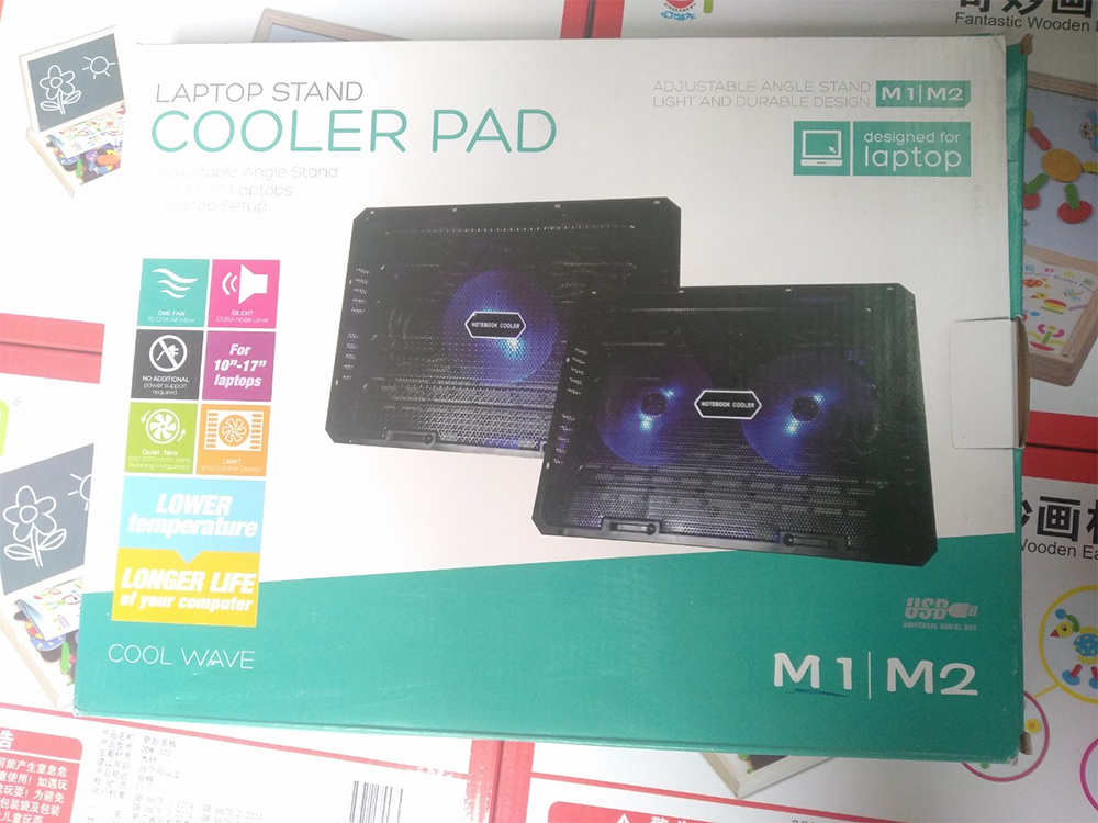 Đế tản nhiệt laptop m1 1 quạt lớn cực mát