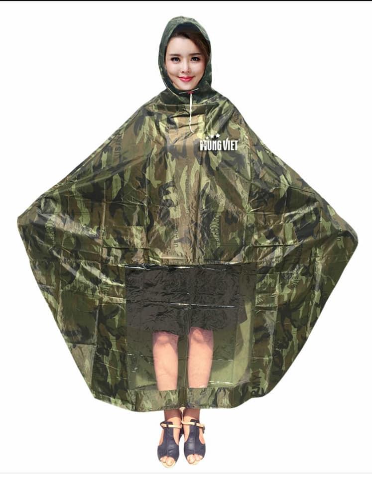 áo mưa cánh dơi 1 đầu rằn ri