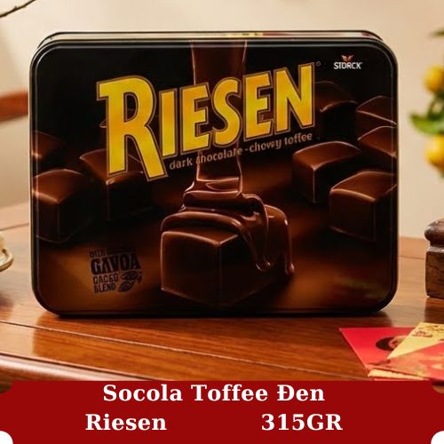TẾT KẸO SOCOLA RIESEN TOFFEE ĐEN HỘP 315GRA