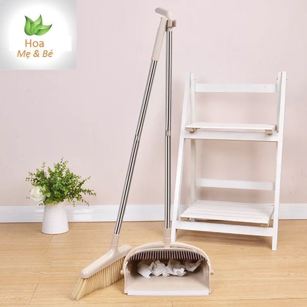 [HCM]Bộ chổi kèm hốt rác Bộ chổi kèm hốt rác có thể tháo rời Bộ chổi kèm hốt rác có thể tách rời Bộ chổi kèm hốt rác tiện lợi
