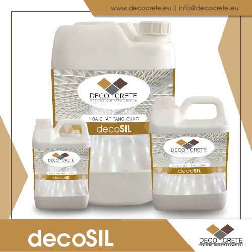 DecoSIL - Hoá chất Tăng Cứng Liquid Hardener sàn bê tông công nghệ nano silicate DECO CRETE