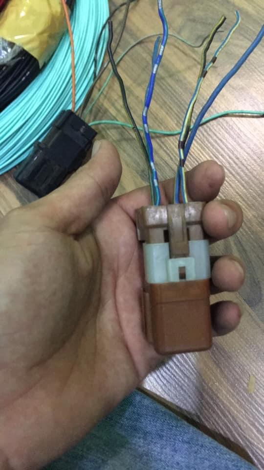 Rơ le bãi 5 chân 12v kèm jack