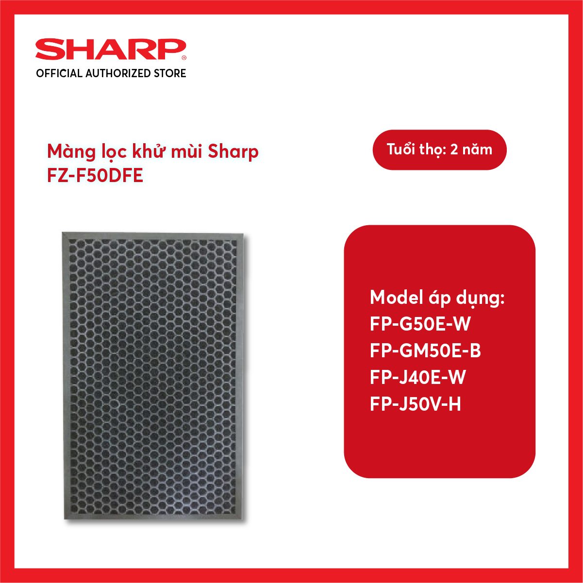 Bộ lọc khử mùi Sharp FZ-F50DFE