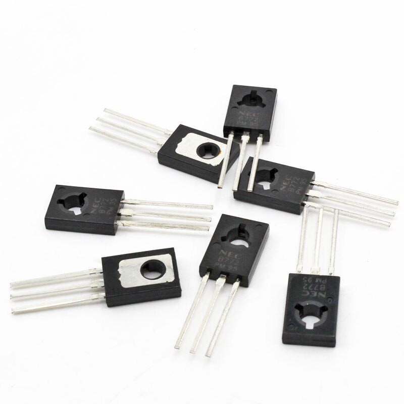 COMBO 5 CON B772 TO126 TRANS PNP 3A 30V (DIP) (5C)