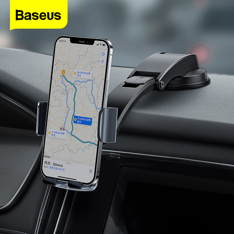 Giá đỡ điện thoại trên ô tô Baseus Giá đỡ điện thoại di động trọng lực đa năng Bảng điều khiển ô tô Thông gió Giá đỡ điện thoại tương thích với tất cả điện thoại 4.7-6.7 inche