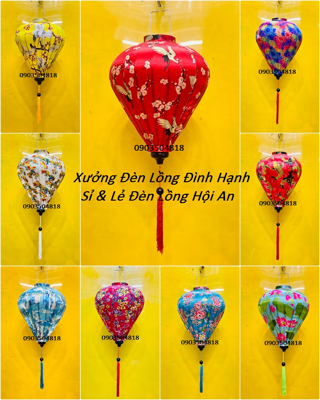 Đèn Lồng Hội An Vãi Phi 3D Kháng Mưa Hình Củ Tỏi, Size 30cm, 45cm, 60cm. Trang Trí Ngoài Trời, Nhà Cửa, Nhà Hàng Khách Sạn, Cơ Quan, Đền Chùa....