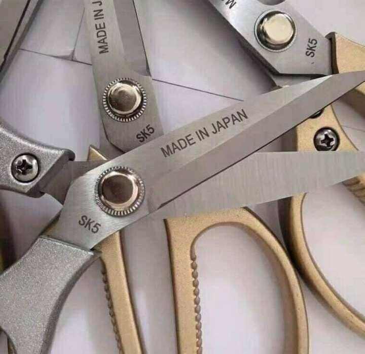 Kéo Nhật Đa Năng SK5 Siêu Bén cắt gà cắt xương ok cán kim loại ko phải cán nhựa Kéo Sắt Cắt Gà Nhật Bản SK5