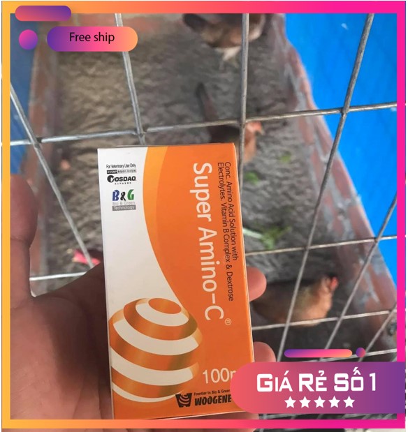 Super amino c chai 100ml bổ trợ lực không bao giờ có thể thiếu trong tủ gà chọi của ae