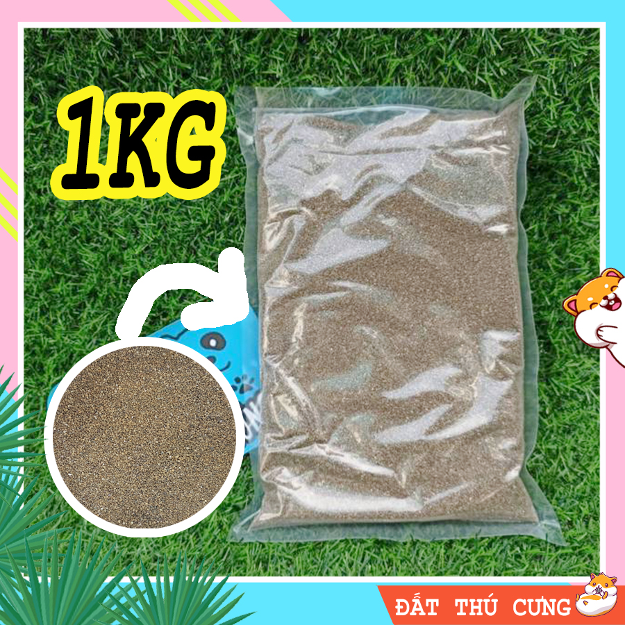 Cát Buddy nâu lót chuồng hamster bịt 1kg