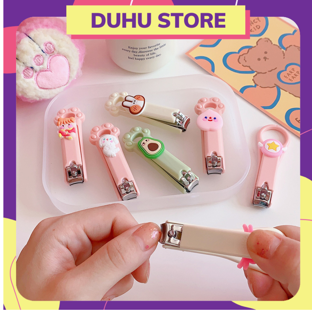 Kìm cắt móng tay, móng chân, kìm cắt da chết bằng thép không gỉ siêu sắc , đồ bấm siêu cute duhu kc01