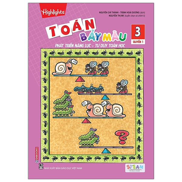 Fahasa - toán bảy màu - phát triển năng lực, tư duy toán học lớp 3 - tập 1