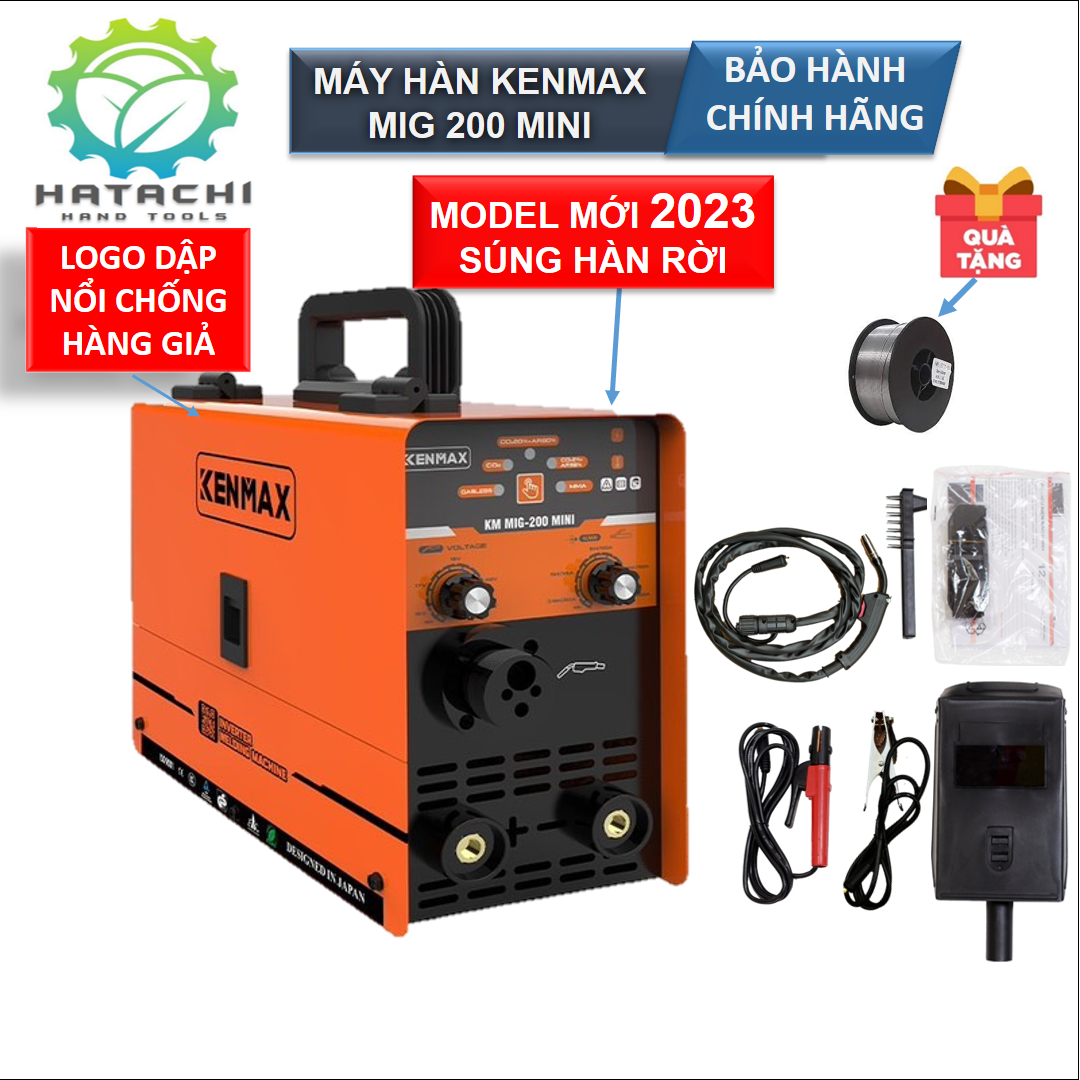 Máy hàn | Máy hàn Mig Kenmax 200MiNi 3 chức năng | bảo hành chính hãng 1 năm