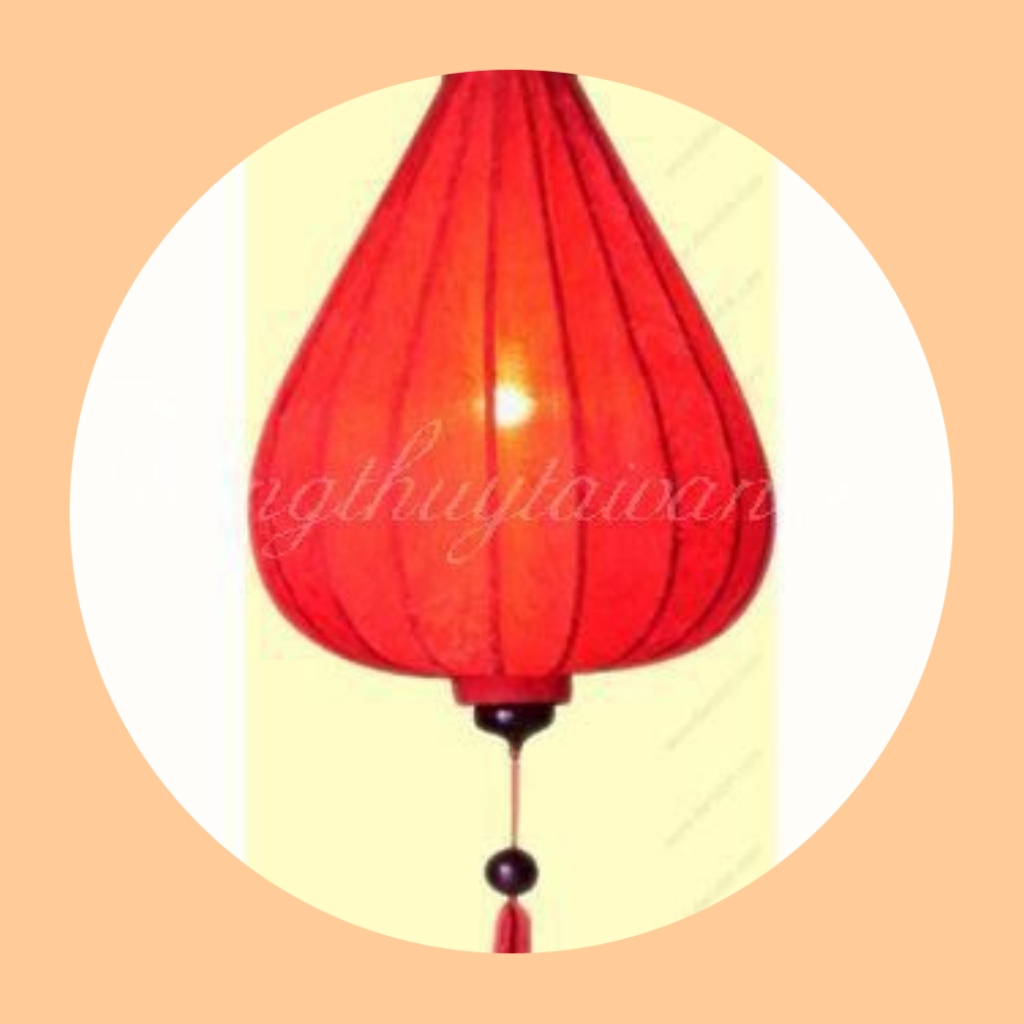 Đèn lồng đỏ củ tỏi Hội An - trang trí