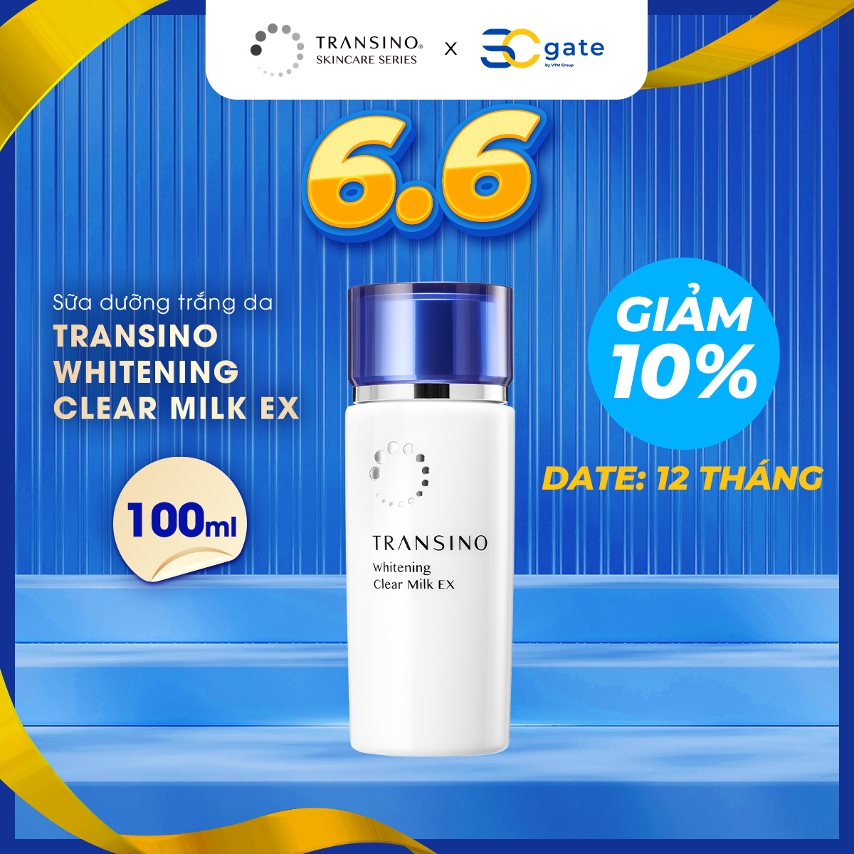 Sữa dưỡng trắng da transino 100ml