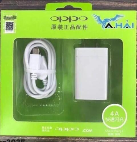 SẠC CỰC NHANH - BỘ CÓC CÁP SẠC OPPO XANH LÁ 4A - GIÁ HỦY DIỆT