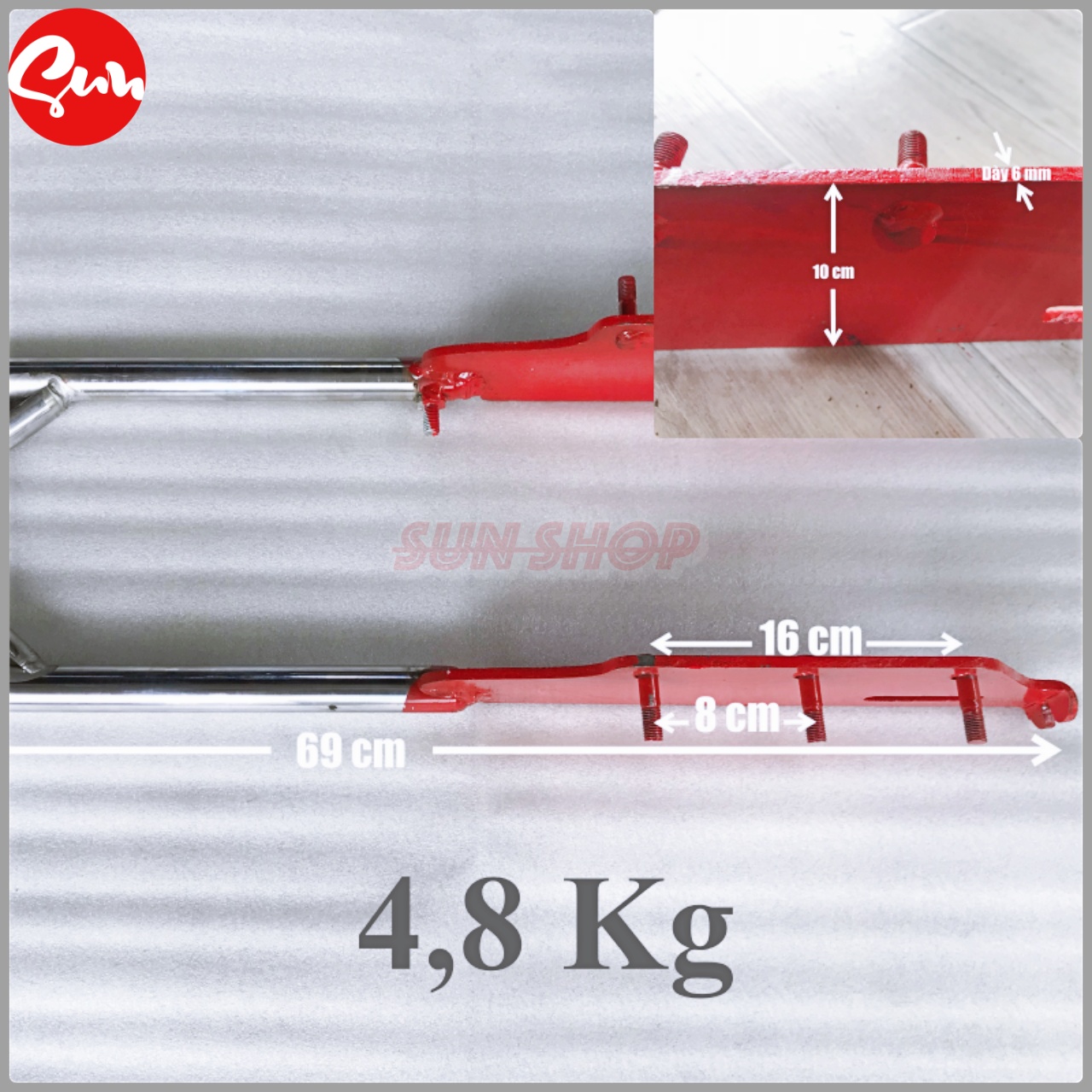 GẮP TY PHUỘC 3 PHUỘC CHẾ CHO XE CHỞ HÀNG NẶNG, CHẤT LƯỢNG, THỒ HÀNG