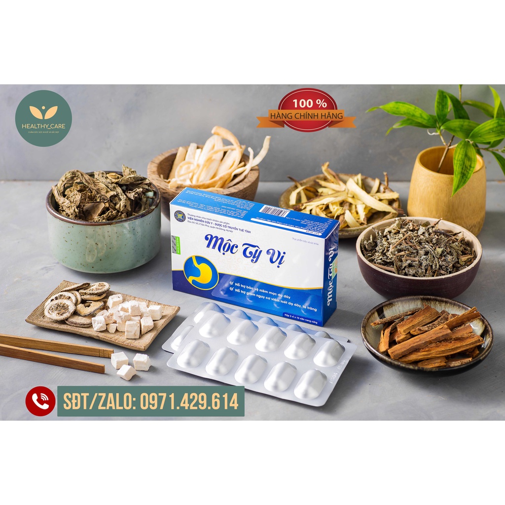 Dạ dày mộc tỳ vị - giảm đau dạ dày, hết trào ngược - hộp 3 vỉ